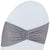 Silver Ruffled Spandex Lycra Band