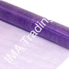 Violet Organza Fabric Roll 40cm X 9m