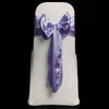 VIOLET SATIN SASH