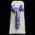 VIOLET SATIN SASH