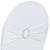 White Buckle Spandex Lycra Band