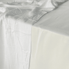 White Cheesecloth Table Runner