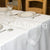WHITE TAFFETA EDGED ORGANZA TABLE RUNNER - WAS £2.59!